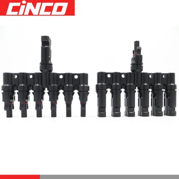 1pair x 6T 1 to 6 in Branch parallel connection 30A 1000V Electrical Solar PV Connector Photovoltaic Panel Cable Wire Connect
1pair x 6T 1 to 6 in Branch parallel connection 30A 1000V Electrical Solar PV Connector Photovoltaic Panel Cable Wire Connect