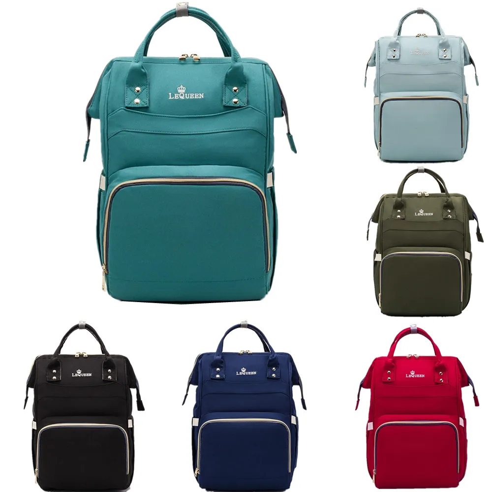 LEQUEEN Diaper Bag Large Capacity Nappy Backpack Waterproof Outdoor Travel Diaper Bag For Baby Care Multi-function Mummy Bags
LEQUEEN Diaper Bag Large Capacity Nappy Backpack Waterproof Outdoor Travel Diaper Bag For Baby Care Multi-function Mummy Bags