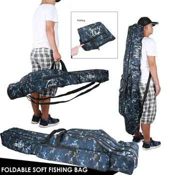 Fishing Pole Bag Durable Convenient 1280D Canvas Camouflage Handbag Backpacking Storage Protector Sleeve Organizer Outdoor
Fishing Pole Bag Durable Convenient 1280D Canvas Camouflage Handbag Backpacking Storage Protector Sleeve Organizer Outdoor