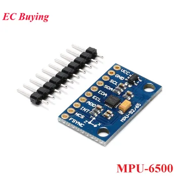 MPU-6500 GY-6500 6-Axis Gyroscope Accelerometer Sensor Module IIC I2C SPI Replace MPU6050 MPU 9250 For Arduino GY-9250 GY-9255
MPU-6500 GY-6500 6-Axis Gyroscope Accelerometer Sensor Module IIC I2C SPI Replace MPU6050 MPU 9250 For Arduino GY-9250 GY-9255