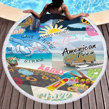 Anime Element Character Printed Beach Towel Absorbent Soft Round Microfiber Towel Adult Kids Beach Carpet Tapestry Blanket 150cm
Anime Element Character Printed Beach Towel Absorbent Soft Round Microfiber Towel Adult Kids Beach Carpet Tapestry Blanket 150cm
