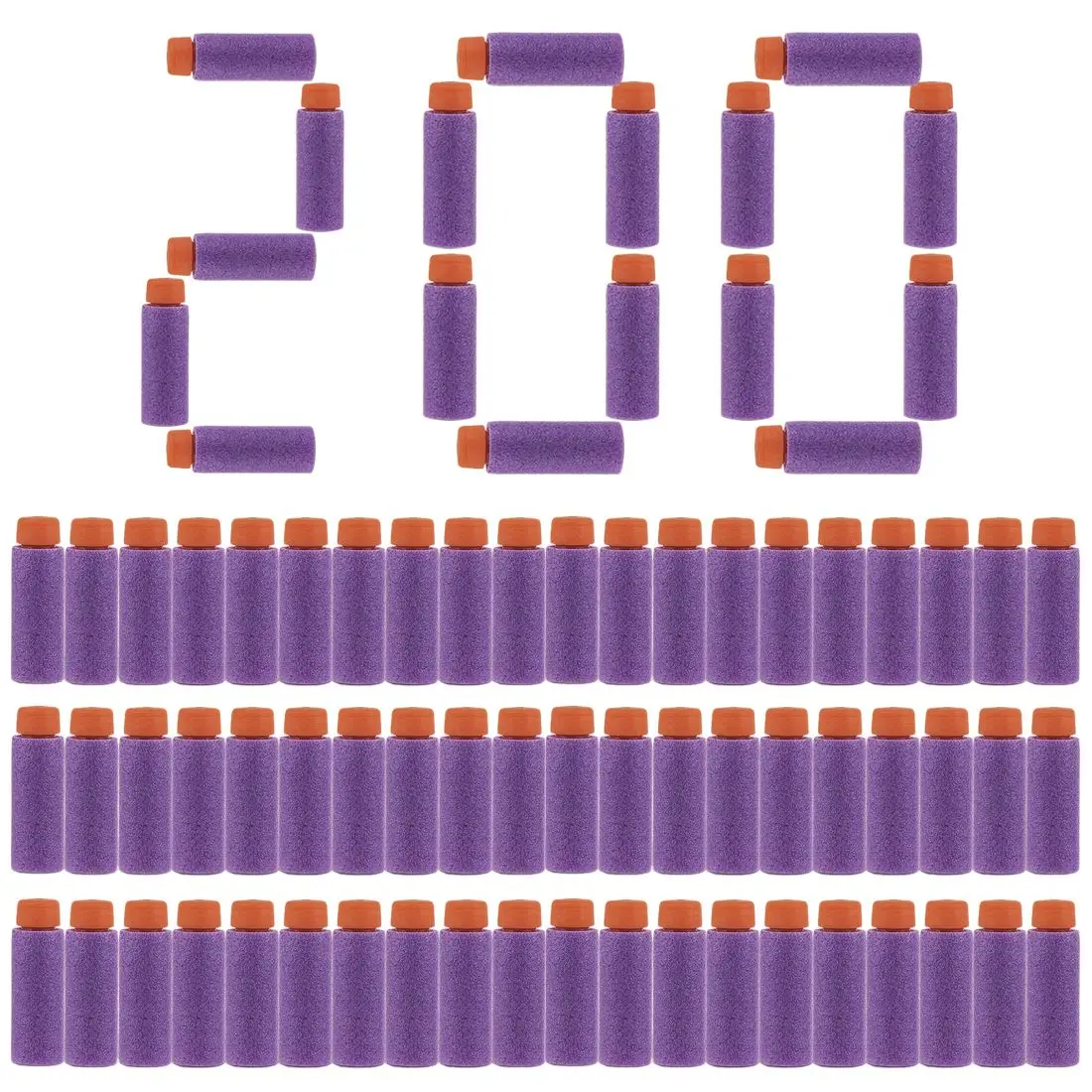 200Pcs Worker Gen.3 High-end Version Short Dart Outdoor Shooting Practice Soft Dart for Nerf Series Blaster
200Pcs Worker Gen.3 High-end Version Short Dart Outdoor Shooting Practice Soft Dart for Nerf Series Blaster