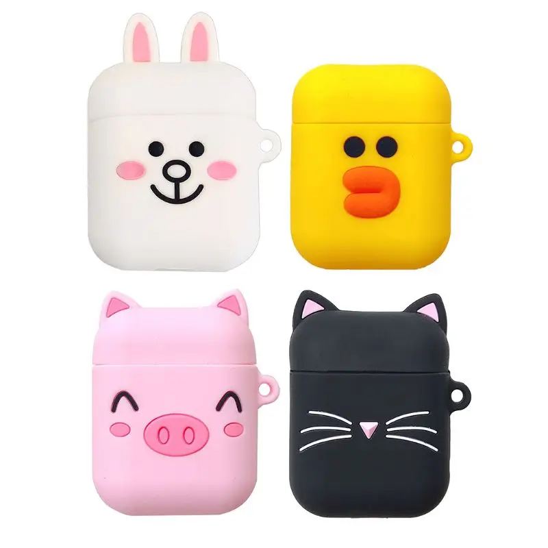 Cute Cartoon Silicone Wireless Bluetooth Earphone Protective Case Cover for for Apple Airpods 1/2 Headphone Charging Box Accesso
Cute Cartoon Silicone Wireless Bluetooth Earphone Protective Case Cover for for Apple Airpods 1/2 Headphone Charging Box Accesso