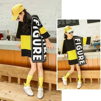 Girls Spring Loose Short-Sleeved T-shirt Big Children's New Fashionable Summer Clothes Online Red Girl Hip-hop Performance Wear
Girls Spring Loose Short-Sleeved T-shirt Big Children's New Fashionable Summer Clothes Online Red Girl Hip-hop Performance Wear