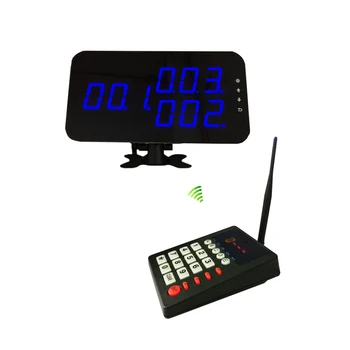 Queue Management System for Restaurant Customer Waiting Service 1 Transmitter Keypad 1 Number Screen
Queue Management System for Restaurant Customer Waiting Service 1 Transmitter Keypad 1 Number Screen