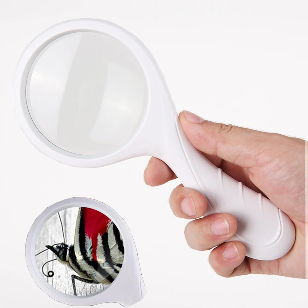 Magnifying Glass for Reading and Hobbies, 3.5X Handheld Magnifier with 85mm Non-Scratch Glass Lens Non-Slip Handle Lightweight
Magnifying Glass for Reading and Hobbies, 3.5X Handheld Magnifier with 85mm Non-Scratch Glass Lens Non-Slip Handle Lightweight