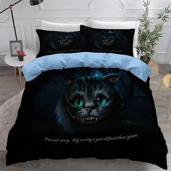 HELENGILI 3D Bedding Set Smiley cat Print Duvet Cover Set Bedcloth with Pillowcase Bed Set Home Textiles #XLM06
HELENGILI 3D Bedding Set Smiley cat Print Duvet Cover Set Bedcloth with Pillowcase Bed Set Home Textiles #XLM06