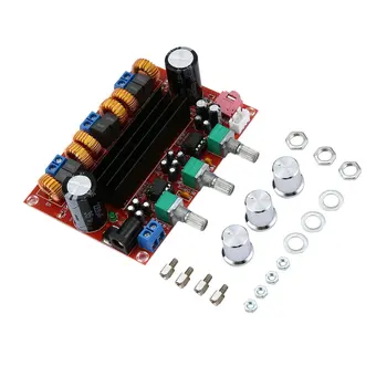 New Version High power Amplifiers Dual Chip TPA3116D2 50Wx2 + 100W 2.1 Path Digital Subwoofer Power Amplifier Board
New Version High power Amplifiers Dual Chip TPA3116D2 50Wx2 + 100W 2.1 Path Digital Subwoofer Power Amplifier Board