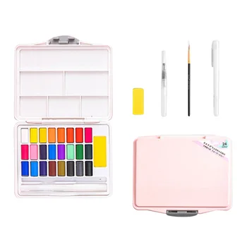 DIY Professional Solid Gift Pigment Water Brush Students Artists Painting Drawing Palette Watercolor Paint Set School Stationery
DIY Professional Solid Gift Pigment Water Brush Students Artists Painting Drawing Palette Watercolor Paint Set School Stationery