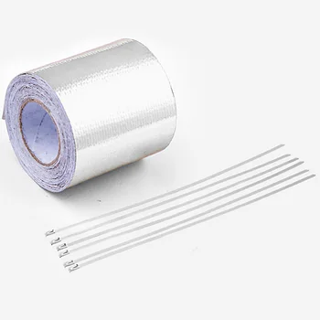 Gold Heat Shield Roll Silver Wrap Tape Aluminum Foil Self Adhesive Exhaust Pipe Reflective High Temperature 5m
Gold Heat Shield Roll Silver Wrap Tape Aluminum Foil Self Adhesive Exhaust Pipe Reflective High Temperature 5m