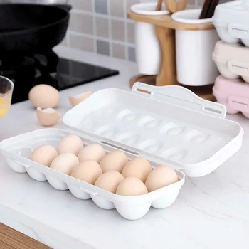 Egg Storage Box Organizer Refrigerator Storing Container egg tools Racks Plastic fresh egg shelf Kitchen supplies
Egg Storage Box Organizer Refrigerator Storing Container egg tools Racks Plastic fresh egg shelf Kitchen supplies
