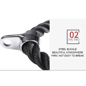Fitness Tricep Rope Multi Gym Cable Attachment Press Push Pull Down Arm Exercise Y98F
Fitness Tricep Rope Multi Gym Cable Attachment Press Push Pull Down Arm Exercise Y98F