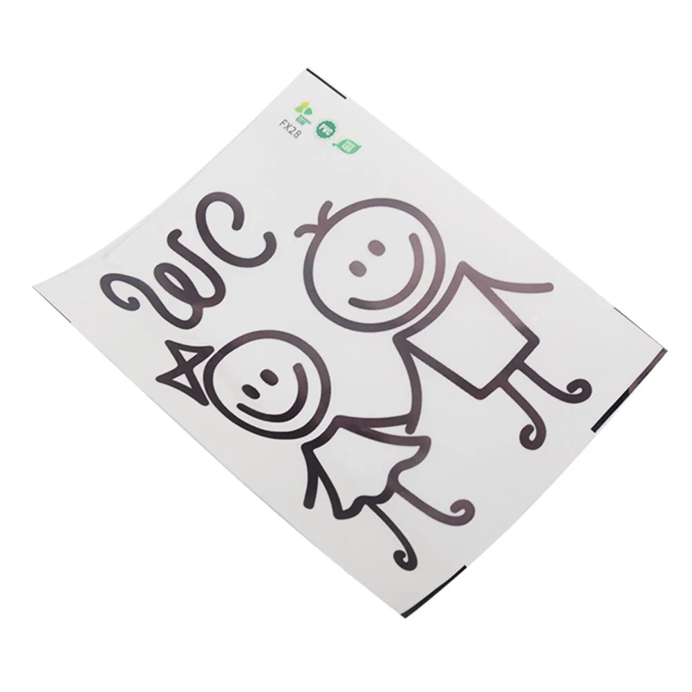 Decorative Toilet Bathroom PVC Self Adhesive Removable Cute Waterproof Door Sticker Easy Apply Cartoon Girl Boy WC Reusable Home
Decorative Toilet Bathroom PVC Self Adhesive Removable Cute Waterproof Door Sticker Easy Apply Cartoon Girl Boy WC Reusable Home
