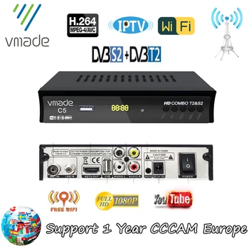 DVB T2+S2 COMBO Fully HD Digital Set Top Box Support WIFI CCCAM DVB T2 S2 H.264 MPEG4 Terrestrial Receive and Satellite Receiver
DVB T2+S2 COMBO Fully HD Digital Set Top Box Support WIFI CCCAM DVB T2 S2 H.264 MPEG4 Terrestrial Receive and Satellite Receiver
