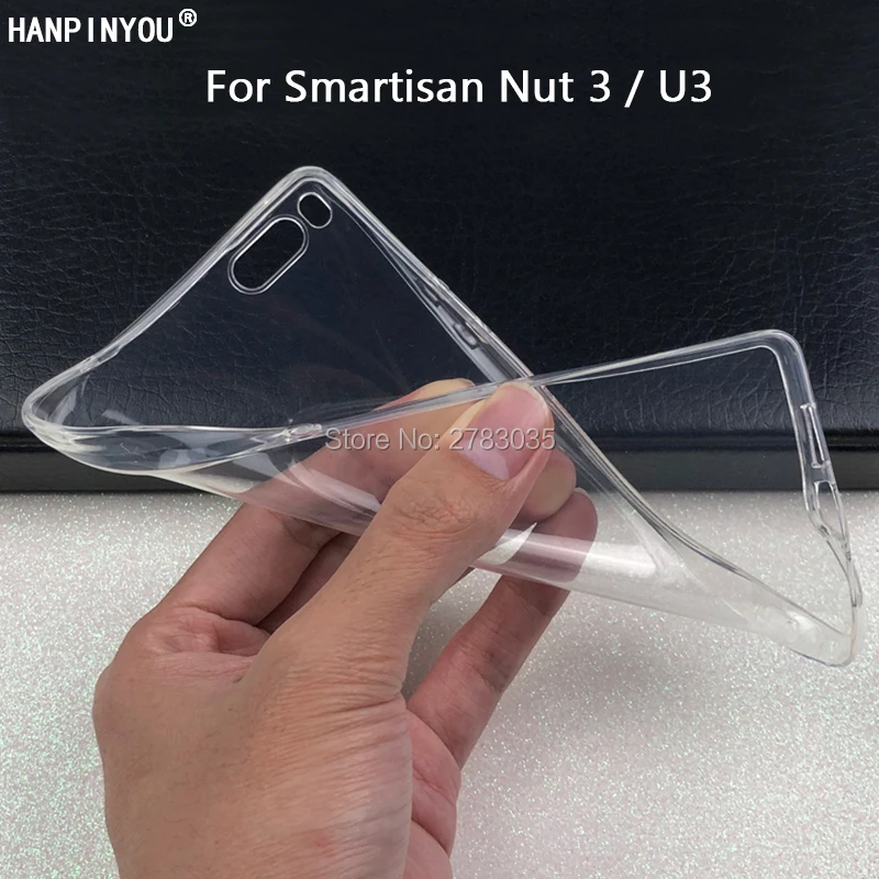 Для Smartisan Nut 3 Nut3 / U3 5 99 &quotтонкий кристально прозрачный мягкий чехол из ТПУ для