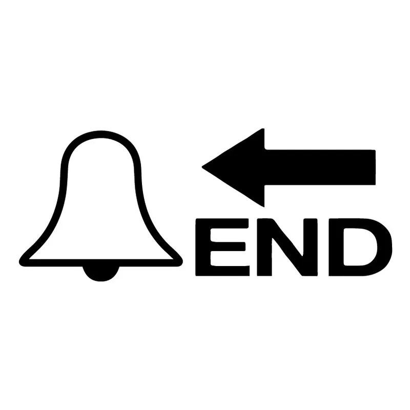 BELL END Decorative Decals Funny PVC Car Sticker Accessories Decoration ZWW-2534, 16cm * 6.5cm
BELL END Decorative Decals Funny PVC Car Sticker Accessories Decoration ZWW-2534, 16cm * 6.5cm