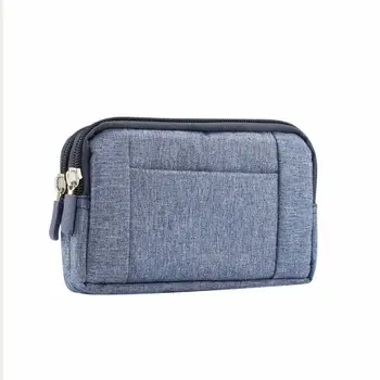 Unisex Portable Waist Bag Horizontal Dual Zippers Anti-scratch Storage Case Pouch For Double Phones
Unisex Portable Waist Bag Horizontal Dual Zippers Anti-scratch Storage Case Pouch For Double Phones