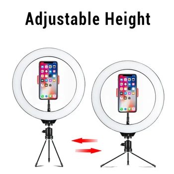 Led Ring Light Selfie Studio USB Camera Light Photography Dimmable Video Lampe With Stand Tripod For Youtube Tik Tok Maquiagem
Led Ring Light Selfie Studio USB Camera Light Photography Dimmable Video Lampe With Stand Tripod For Youtube Tik Tok Maquiagem
