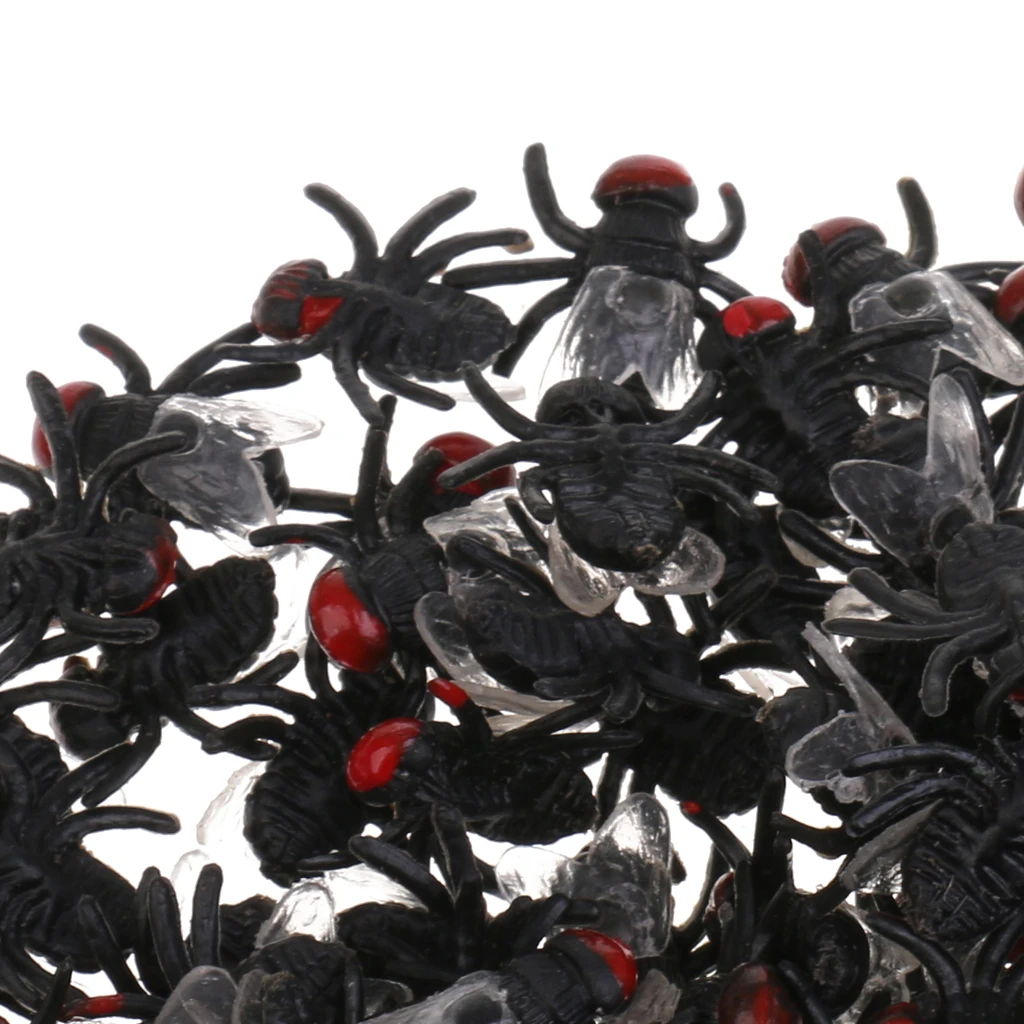 100 Rubber Fake Fly s Vivid Bug Joke Toy Trick Gag Party Favors 100 Rubber Fake Fly s Vivid Bug Joke Toy Trick Gag Party Favors