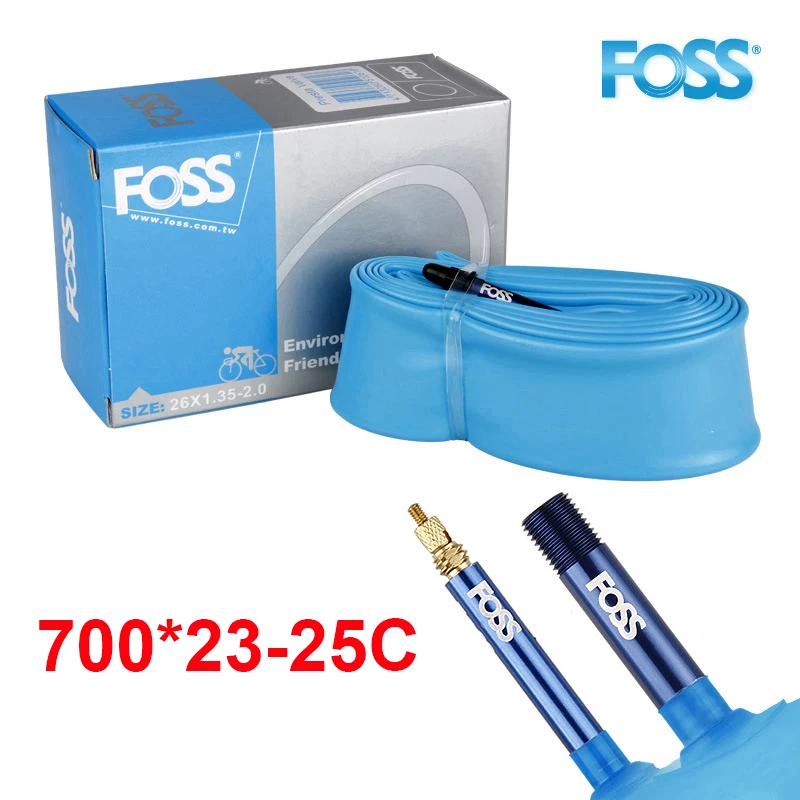 FOSS bicycle inner tube 700C 700*23-25C Schrader Presta antistab road bike inner tube tire chambre air 700 blow proof boxed 92g
FOSS bicycle inner tube 700C 700*23-25C Schrader Presta antistab road bike inner tube tire chambre air 700 blow proof boxed 92g