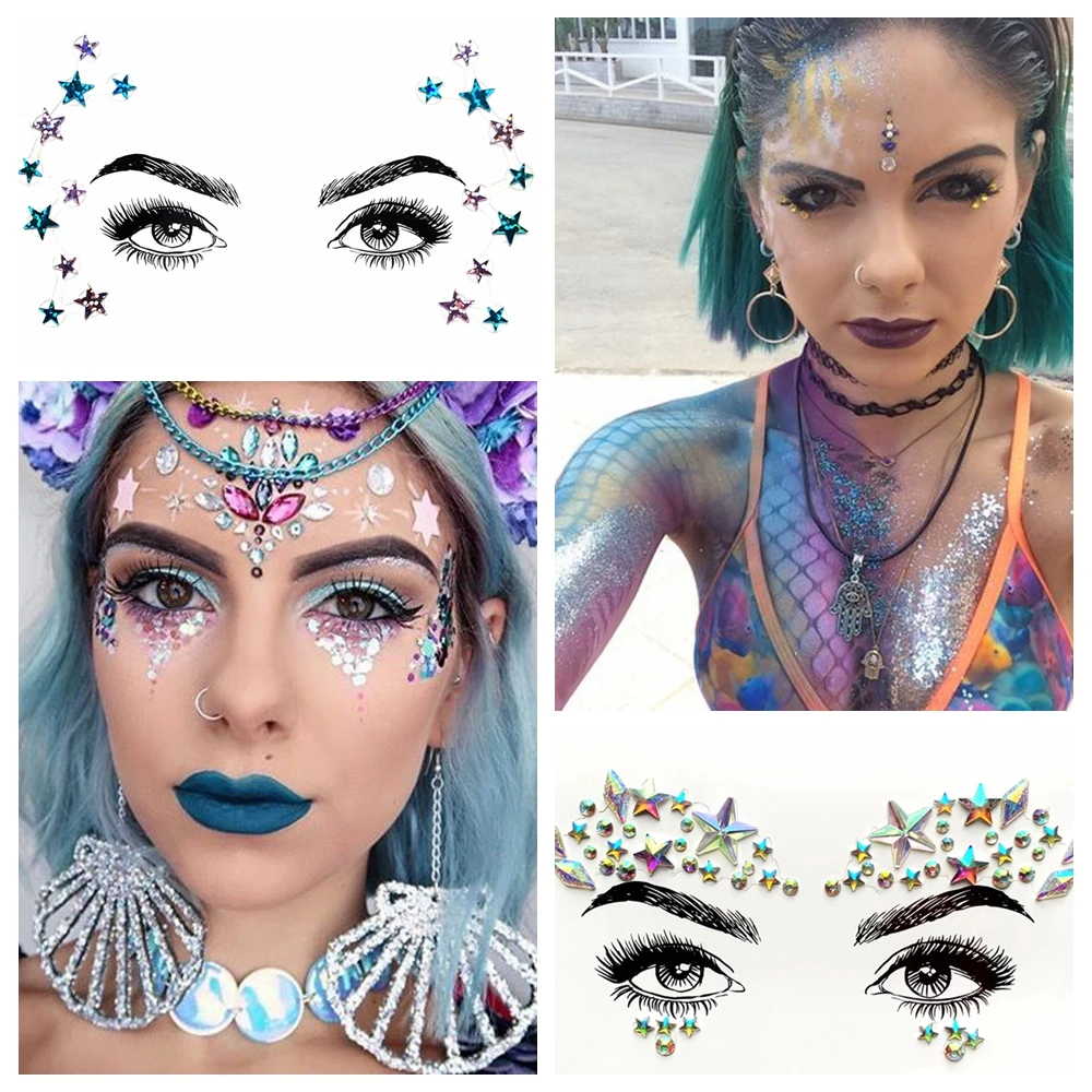 DIY Glitter Eye Sticker Diamond Face Jewelry Handpicked Eye Decoration Sticker For Festival Eyebrow Body Art Makeup Styling Tool
DIY Glitter Eye Sticker Diamond Face Jewelry Handpicked Eye Decoration Sticker For Festival Eyebrow Body Art Makeup Styling Tool