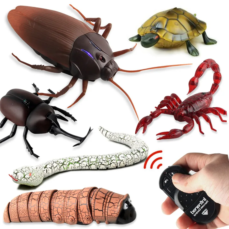 Infrared Remote Control Electric Toys Cockroach Simulation Induction Cockroach Spider Ant Tricky Animal Toy
Infrared Remote Control Electric Toys Cockroach Simulation Induction Cockroach Spider Ant Tricky Animal Toy