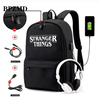 Luminous Bag Multifunction USB Charging Stranger Things Travel Canvas Student Backpack For Teenagers Boys Girls School Bag
Luminous Bag Multifunction USB Charging Stranger Things Travel Canvas Student Backpack For Teenagers Boys Girls School Bag