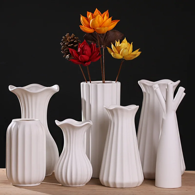 Modern Nordic Ceramic Flower Vase, Rustic Home Decor, Room Decor, White Vase, Living Room Decoration for Bedroom
Modern Nordic Ceramic Flower Vase, Rustic Home Decor, Room Decor, White Vase, Living Room Decoration for Bedroom
