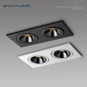 Single/Double Head LED Recessed Ceiling Downlight 24W 7W LED Spot lighting Anti-Glare COB Spot light Indoor led Lighting fixture
Single/Double Head LED Recessed Ceiling Downlight 24W 7W LED Spot lighting Anti-Glare COB Spot light Indoor led Lighting fixture