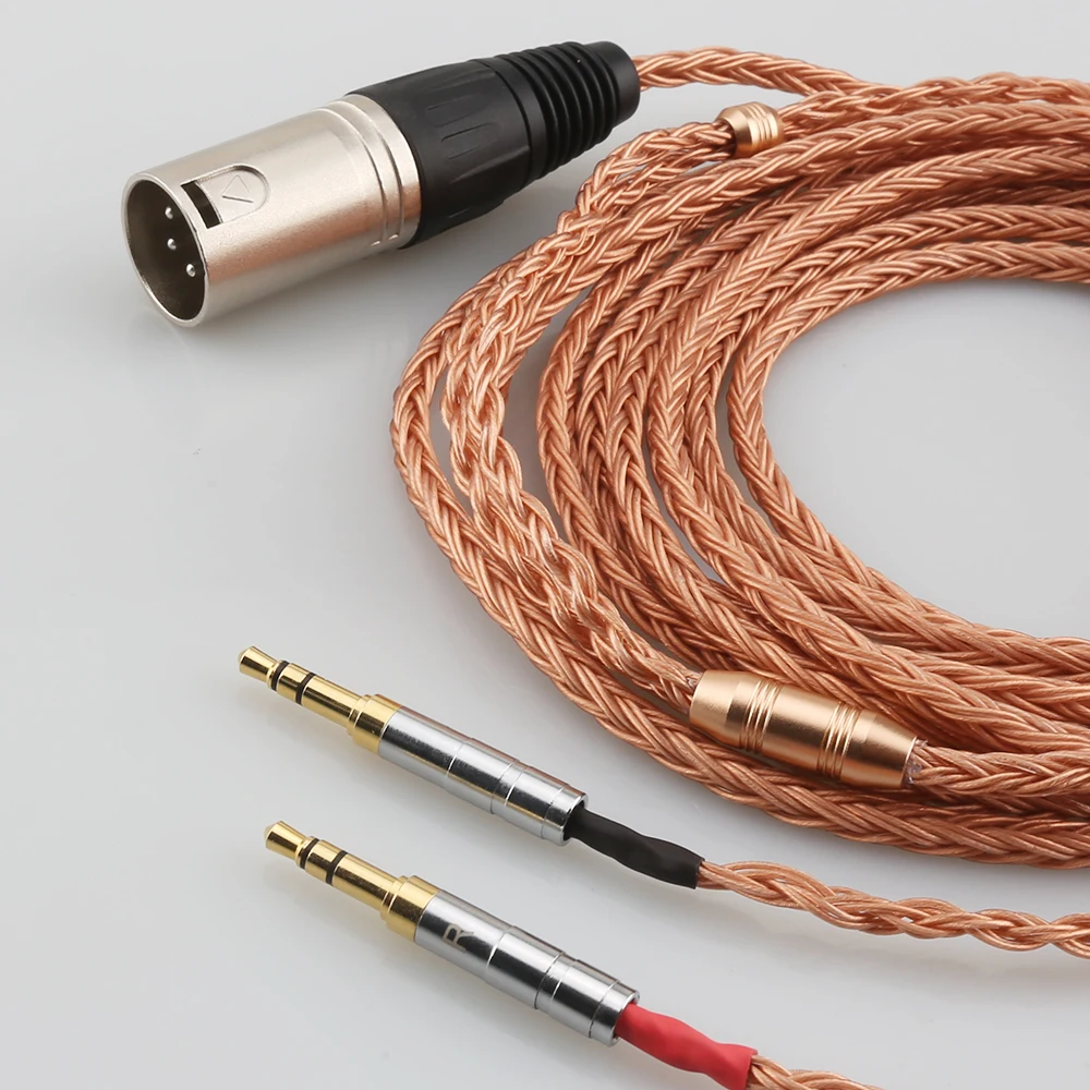 HiFi XLR Balanced 16 cores 99% Pure 7N OCC Copper Headphone Cable for Hifiman Sundara Ananda HE1000se HE6se he400i he400se Arya HiFi XLR Balanced 16 cores 99% Pure 7N OCC Copper Headphone Cable for Hifiman Sundara Ananda HE1000se HE6se he400i he400se Arya