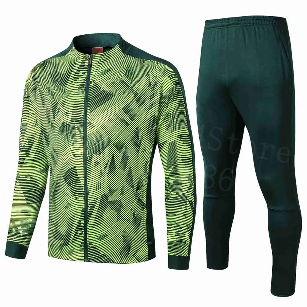 2019/20 Brazil long zipper print green dark green sleeve jacket trousers football training suit, Size: S-2XL, free shipping
2019/20 Brazil long zipper print green dark green sleeve jacket trousers football training suit, Size: S-2XL, free shipping