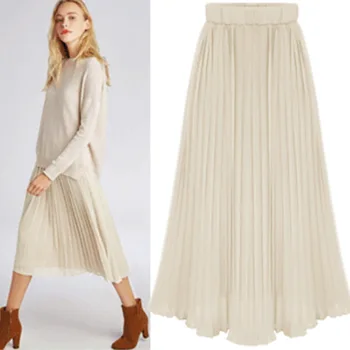 Half-body woman kawaii Skirt Lady Wind Pleated Skirt Loin Chiffon Skirt korean Pleated skirt 
Half-body woman kawaii Skirt Lady Wind Pleated Skirt Loin Chiffon Skirt korean Pleated skirt