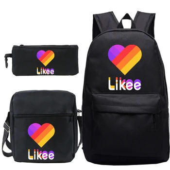 Hot Sale LIKEE Print Schoolbag 3pcs/set Likee App Video Backpack Teens Girls Boys Students Knapsack Kids Cartoon Cat Rucksack
Hot Sale LIKEE Print Schoolbag 3pcs/set Likee App Video Backpack Teens Girls Boys Students Knapsack Kids Cartoon Cat Rucksack
