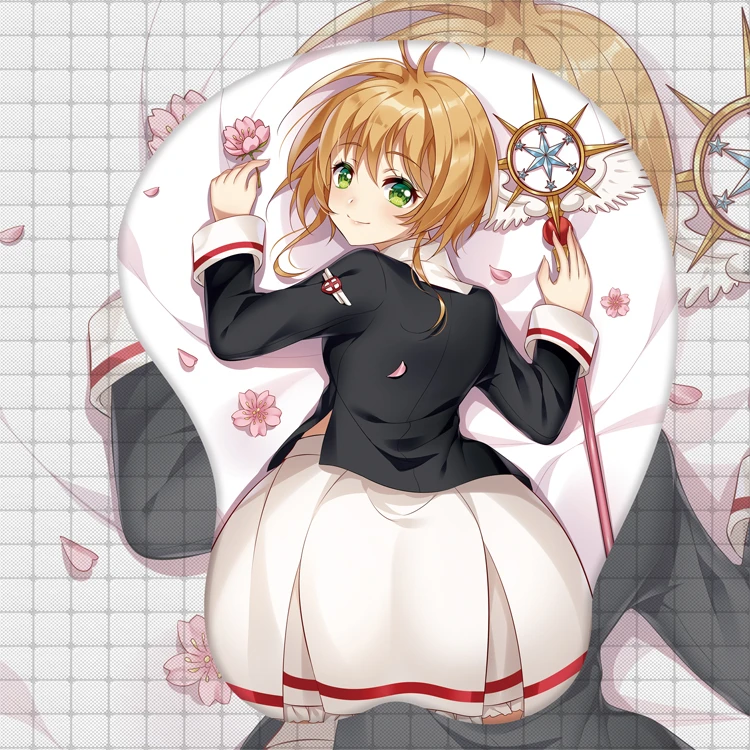 Card Captor Sakura 3D Wrist Mat Mouse Pad Cosplay Prop Anime KINOMOTO SAKURA Printed Home Decor Collection For Women Men
Card Captor Sakura 3D Wrist Mat Mouse Pad Cosplay Prop Anime KINOMOTO SAKURA Printed Home Decor Collection For Women Men