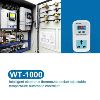WT-1000 Intelligent Electronic Refrigerator Thermostat Switch Socket Outlet Clear LED Display for Improved Readability
WT-1000 Intelligent Electronic Refrigerator Thermostat Switch Socket Outlet Clear LED Display for Improved Readability