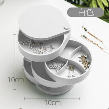 Jewlery Box Earrings Box Rotating Multi-Layer Ornament Storage Box Bracelet Showing Stand Storage Box Ornament makeup organizer
Jewlery Box Earrings Box Rotating Multi-Layer Ornament Storage Box Bracelet Showing Stand Storage Box Ornament makeup organizer