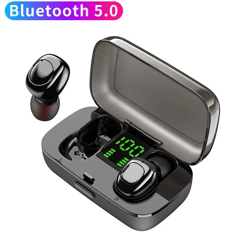 Wireless Earphone TWS Bluetooth 5.0 Sports Headset Quality Portable Stereo Touch Control Earbud with Charging Case Power Display
Wireless Earphone TWS Bluetooth 5.0 Sports Headset Quality Portable Stereo Touch Control Earbud with Charging Case Power Display
