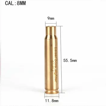 CAL 8mm Cartridge Red Laser Bore Sighter Boresighter Sighting Sight Boresight Colimador For Hunting Rifle
CAL 8mm Cartridge Red Laser Bore Sighter Boresighter Sighting Sight Boresight Colimador For Hunting Rifle
