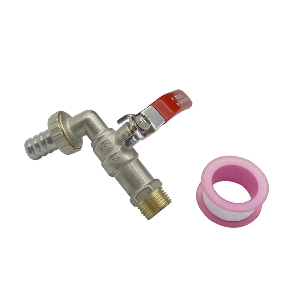 Metal 1/2" Male Thread Water Faucet Garden Irrigation Replacement Valve Fitting Parts Washing Machine Water Control Valve 1 Set
Metal 1/2" Male Thread Water Faucet Garden Irrigation Replacement Valve Fitting Parts Washing Machine Water Control Valve 1 Set