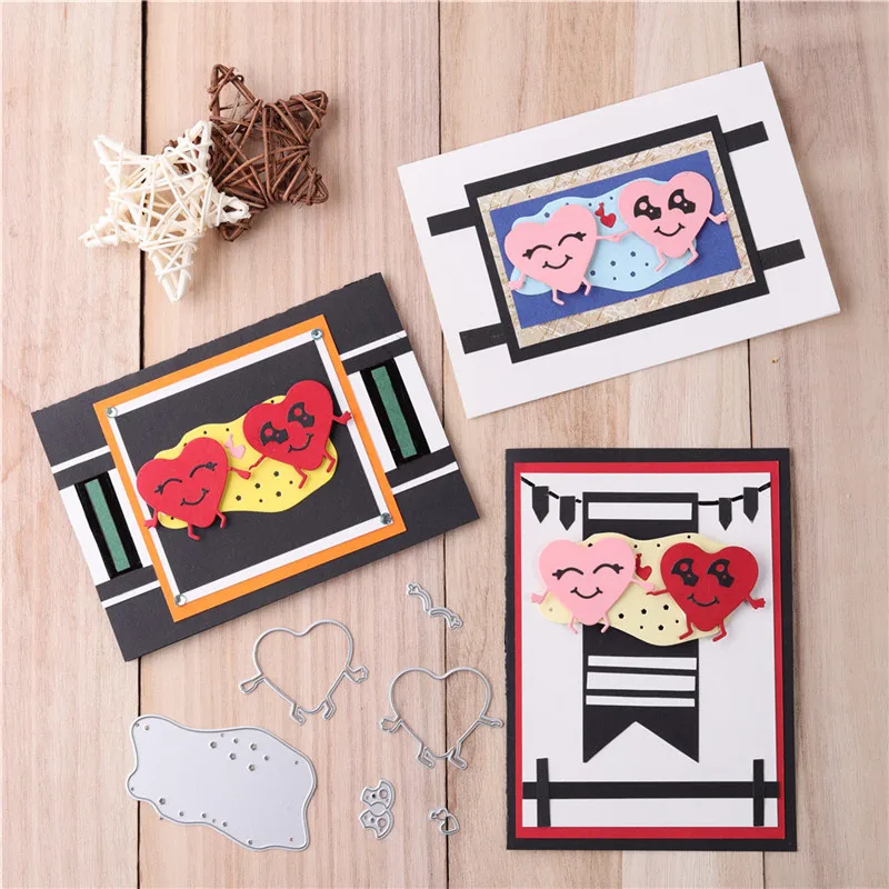 YaMinSanNio Heart Smile Face Frame Metal Cutting Dies Background Stencil for DIY Scrapbooking Paper Cards Embossing Diecut Craft
YaMinSanNio Heart Smile Face Frame Metal Cutting Dies Background Stencil for DIY Scrapbooking Paper Cards Embossing Diecut Craft