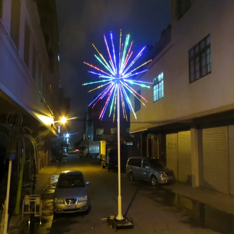 New LED Fireworks Light Christmas Xmas Tree Lamp 3m Height 20 Branches Waterproof IP65 Outdoor Usage Drop Shipping
New LED Fireworks Light Christmas Xmas Tree Lamp 3m Height 20 Branches Waterproof IP65 Outdoor Usage Drop Shipping