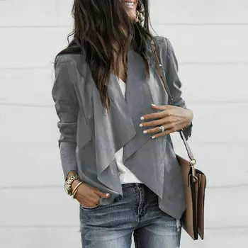 New Fashion Warm Fall Women Open Stitch Coat Long Sleeve Waterfall Ladies Cardigan Suede Coats Loose Asymmetric Casual Jackets
New Fashion Warm Fall Women Open Stitch Coat Long Sleeve Waterfall Ladies Cardigan Suede Coats Loose Asymmetric Casual Jackets
