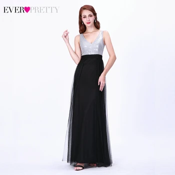 Sexy Sparkle Evening Dresses Ever Pretty Deep V-Neck Sleeveless A-Line Sequined Tulle Formal Evening Gowns Vestidos Largos 2020 
Sexy Sparkle Evening Dresses Ever Pretty Deep V-Neck Sleeveless A-Line Sequined Tulle Formal Evening Gowns Vestidos Largos 2020