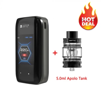 VaporizeR Bypass 220W Vaptio X-Hubble mod Touch display Screen power 18650 battery Electronic Cigarette mod for 510 thread kit
VaporizeR Bypass 220W Vaptio X-Hubble mod Touch display Screen power 18650 battery Electronic Cigarette mod for 510 thread kit
