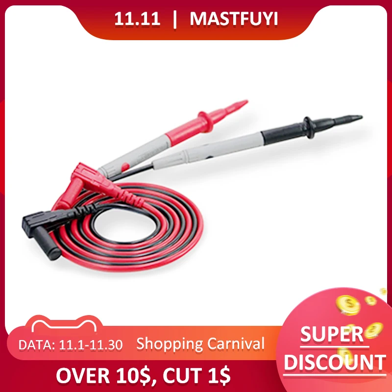 Mastfuyi 1000V 10A High quality Universal Digital Multimeter Multi Meter Test Lead Probe Wire Pen Cable 4 Type
Mastfuyi 1000V 10A High quality Universal Digital Multimeter Multi Meter Test Lead Probe Wire Pen Cable 4 Type