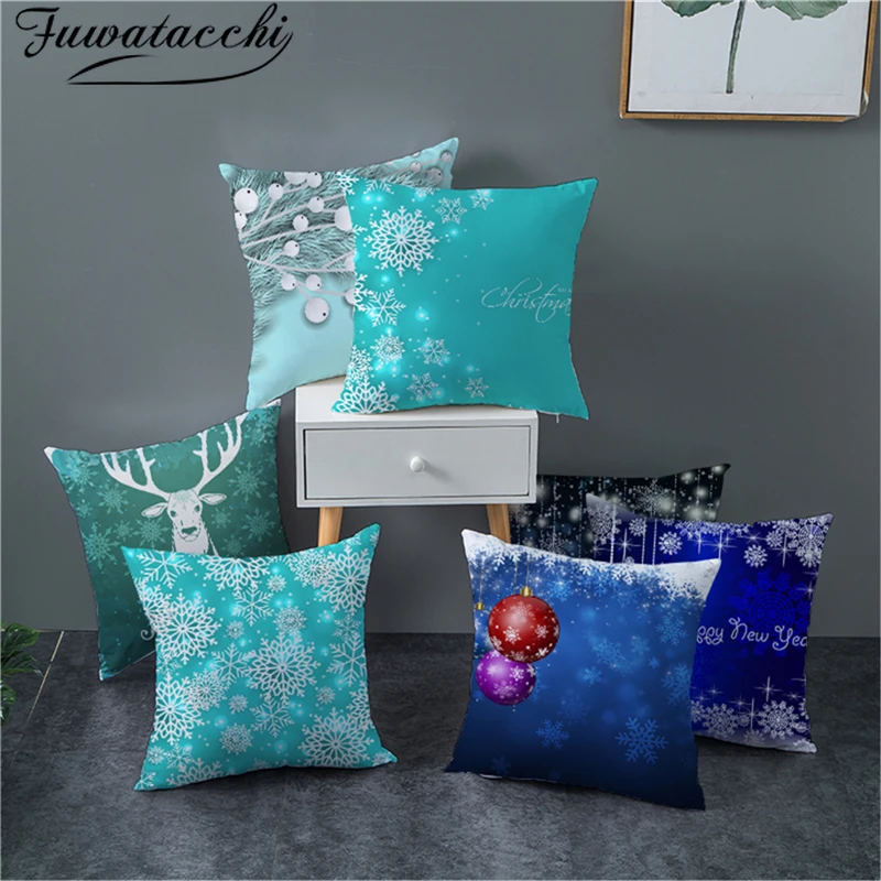 Fuwatacchi Dark Blue Christmas Decorative Cushion Cover Nordic Diamond Style Pillowcase Polyester Home Sofa Chair Pillow Covers
Fuwatacchi Dark Blue Christmas Decorative Cushion Cover Nordic Diamond Style Pillowcase Polyester Home Sofa Chair Pillow Covers