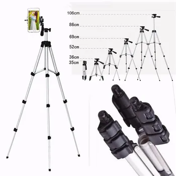 35-106cm Smart Phone Camera Tripod Stand Holder Aluminum Alloy Extendable Mount Holder Clip Set
35-106cm Smart Phone Camera Tripod Stand Holder Aluminum Alloy Extendable Mount Holder Clip Set