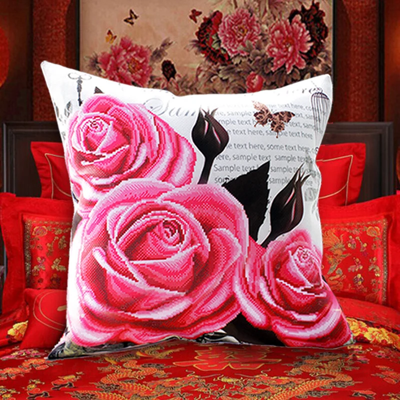 Cross stitch pillow kit embroidery needlework sets Diy printed 5D cross stitch pillow kits patterns paintings accessories fabric
Cross stitch pillow kit embroidery needlework sets Diy printed 5D cross stitch pillow kits patterns paintings accessories fabric