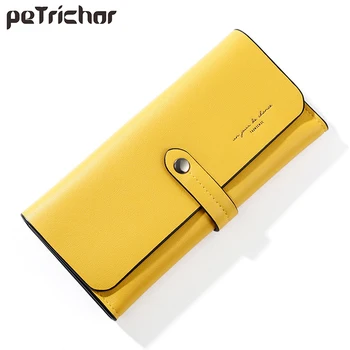 Fashion Women Leather Wallets Female Long Design Solid Purses Woman Yellow Coin Card Holders Ladies Big Capacity Clutch Carteras
Fashion Women Leather Wallets Female Long Design Solid Purses Woman Yellow Coin Card Holders Ladies Big Capacity Clutch Carteras