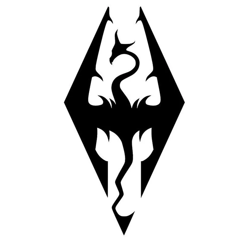 Skyrim Style Art Dragon Vinyl Car Stickers Motorcycle Decal Anti-UV Car Window Body Decorative Stickers Accessories Black/Silver
Skyrim Style Art Dragon Vinyl Car Stickers Motorcycle Decal Anti-UV Car Window Body Decorative Stickers Accessories Black/Silver